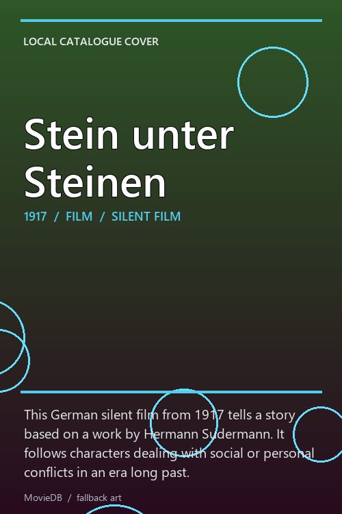 Stein unter Steinen poster