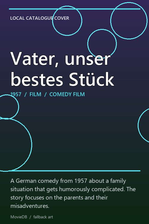 Vater, unser bestes Stück poster