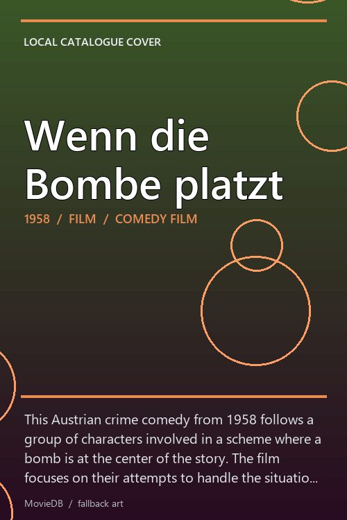 Wenn die Bombe platzt poster