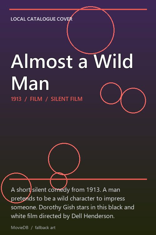 Almost a Wild Man poster