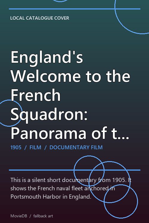 England's Welcome to the French Squadron: Panorama of the French Fleet in Portsmouth Harbour poster