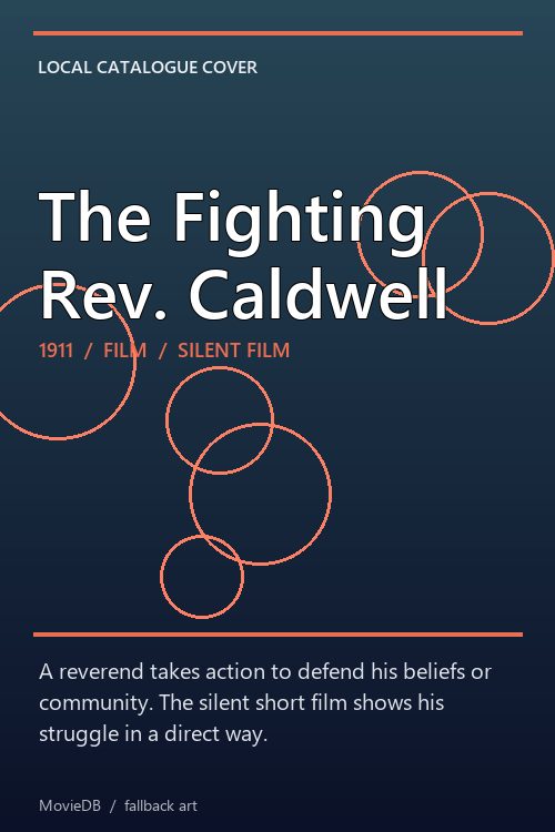 The Fighting Rev. Caldwell poster