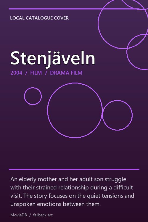 Stenjäveln poster