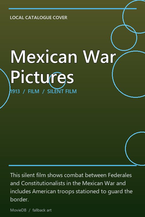 Mexican War Pictures poster