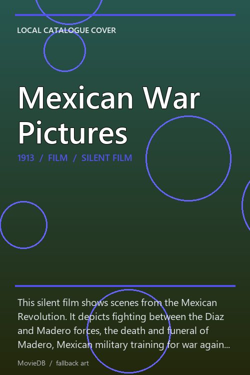 Mexican War Pictures poster