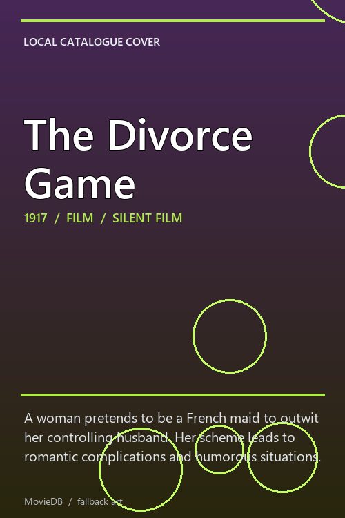 The Divorce Game poster
