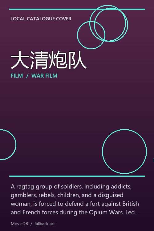 大清炮队 poster