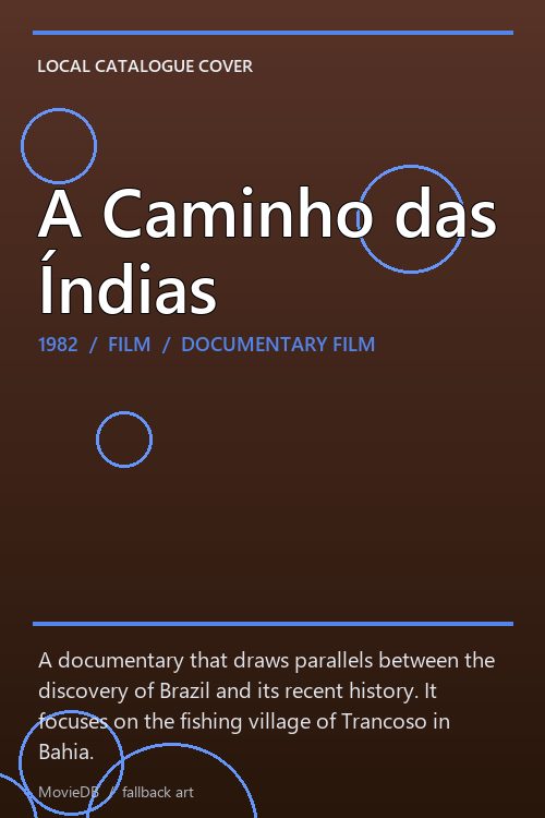 A Caminho das Índias poster