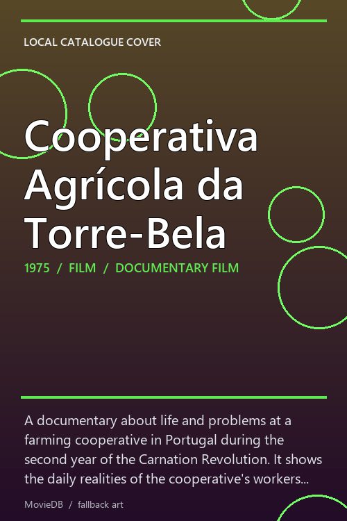 Cooperativa Agrícola da Torre-Bela poster