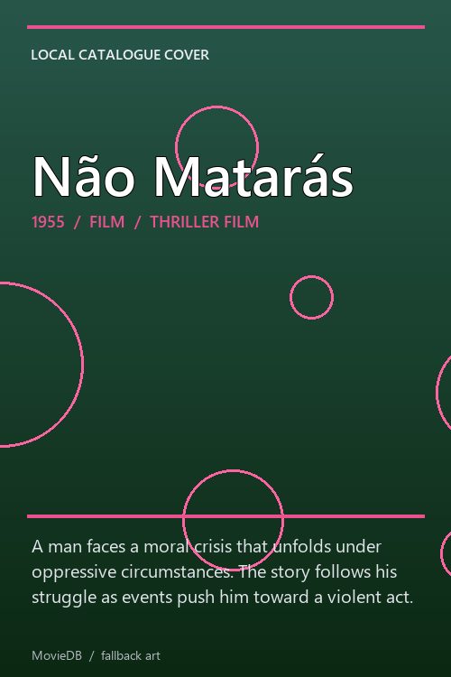 Não Matarás poster
