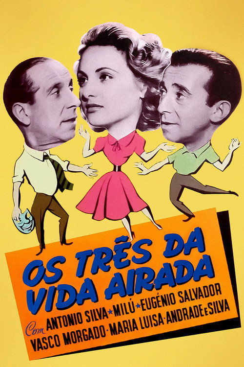 Os três da vida airada poster
