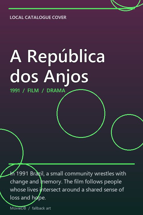 A República dos Anjos poster