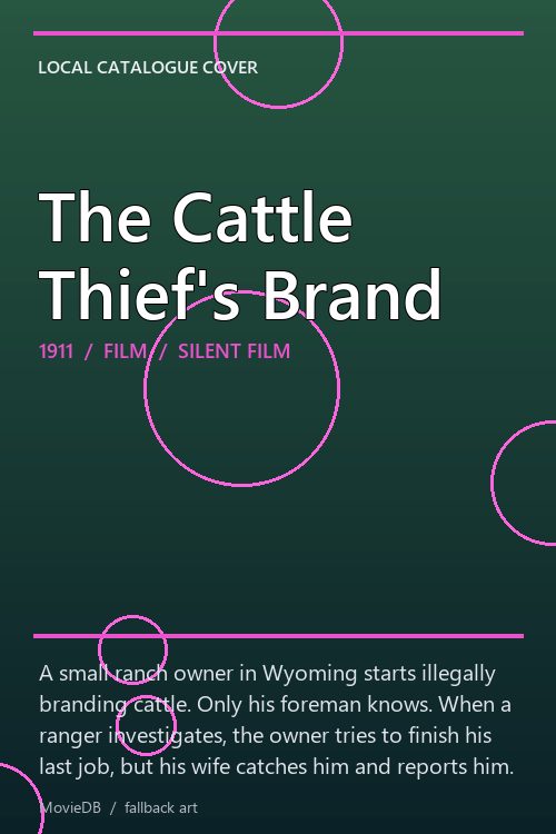The Cattle Thief's Brand poster