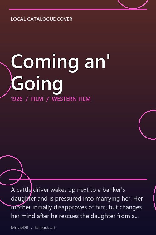 Coming an' Going poster