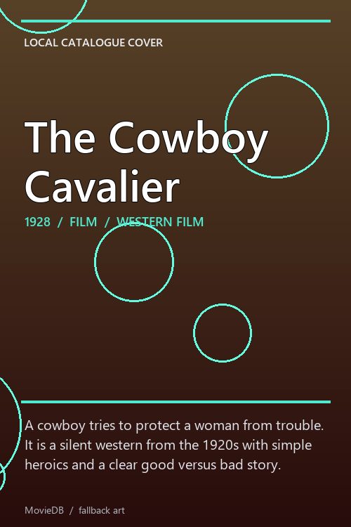 The Cowboy Cavalier poster