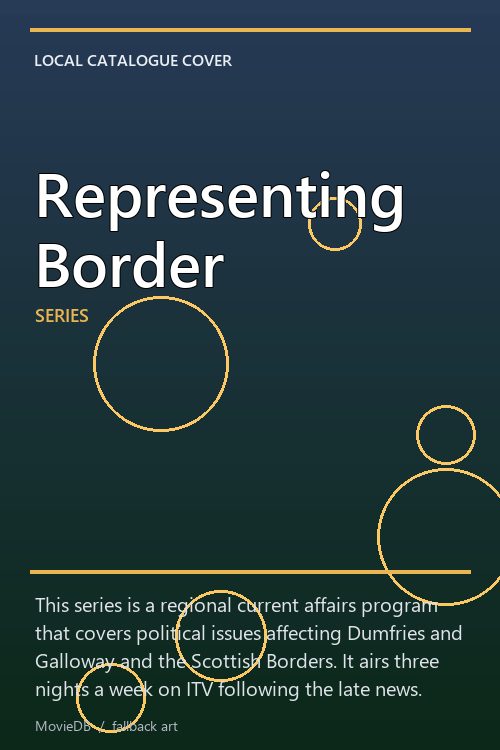 Representing Border poster