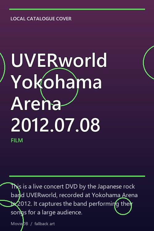 UVERworld Yokohama Arena 2012.07.08 poster