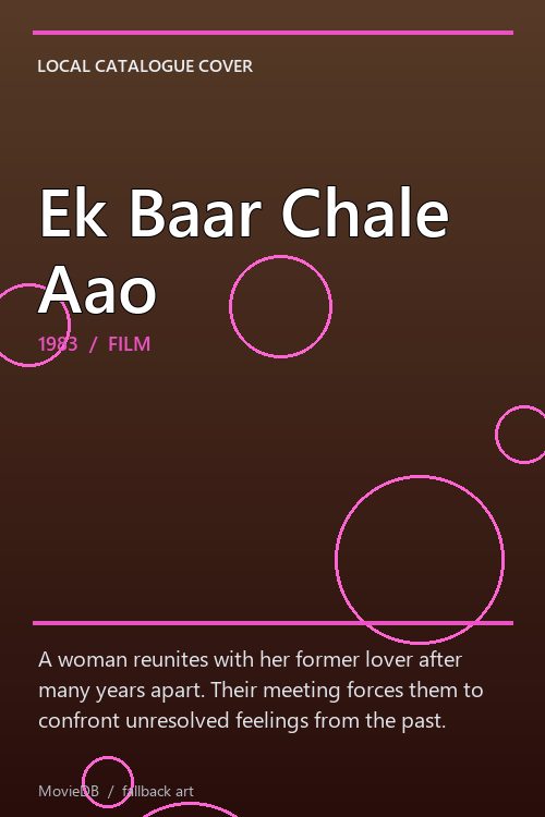 Ek Baar Chale Aao poster