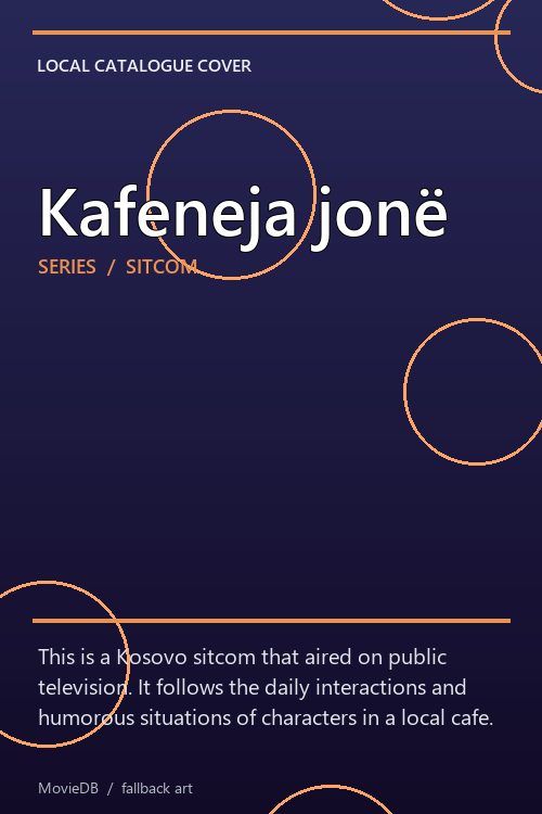 Kafeneja jonë poster