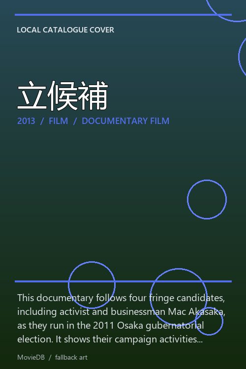 立候補 poster