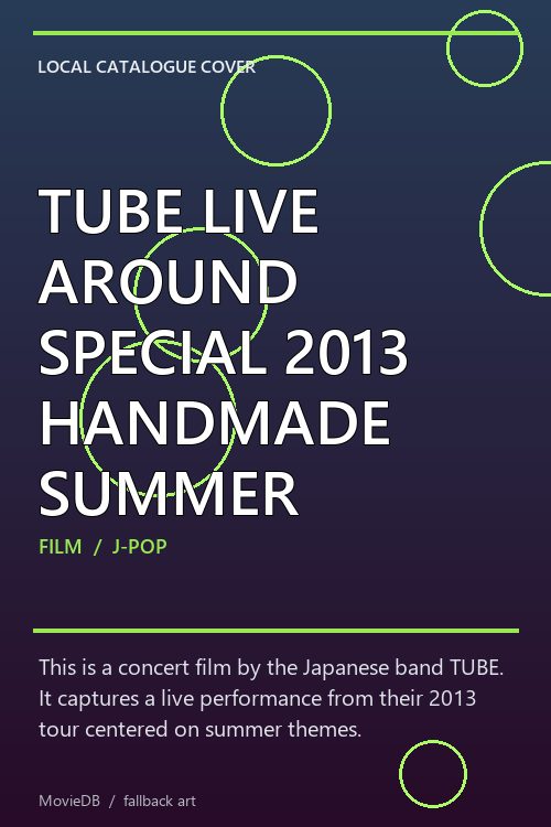TUBE LIVE AROUND SPECIAL 2013 HANDMADE SUMMER poster