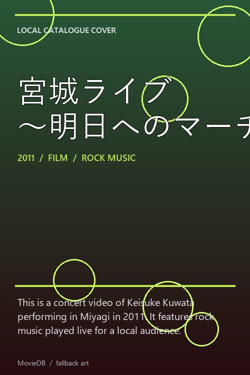 宮城ライブ 〜明日へのマーチ!!〜 poster