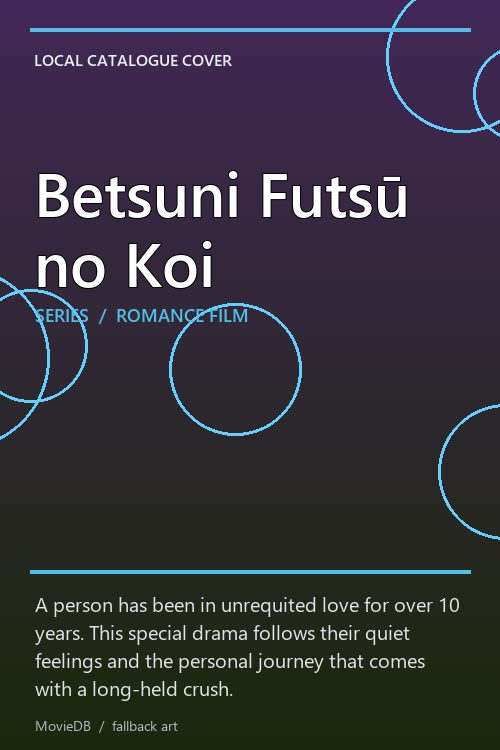 Betsuni Futsū no Koi poster