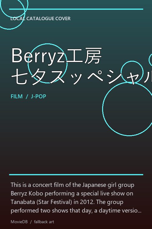 Berryz工房 七夕スッペシャルライブ2012 poster