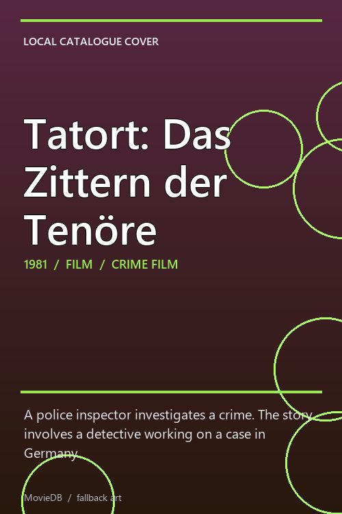 Tatort: Das Zittern der Tenöre poster
