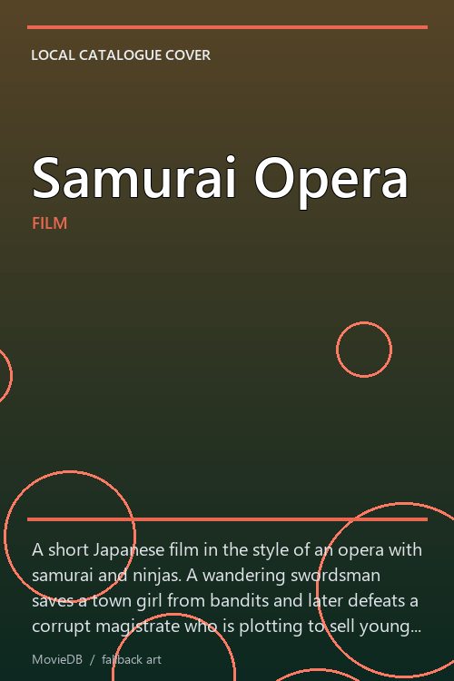 Samurai Opera poster