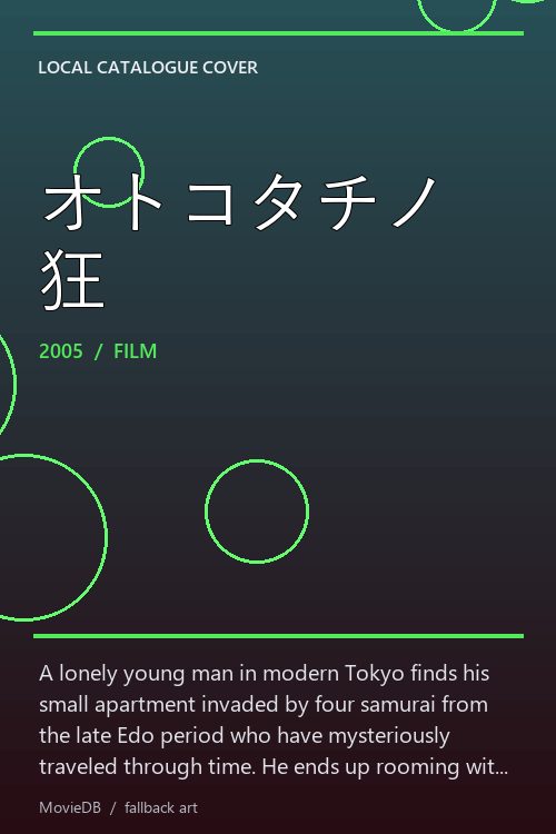 オトコタチノ狂 poster