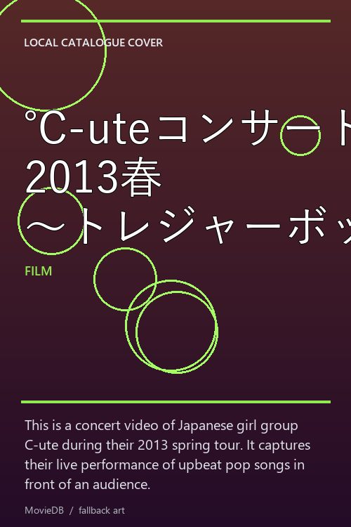 ℃-uteコンサートツアー 2013春 〜トレジャーボックス〜 poster
