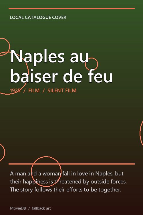 Naples au baiser de feu poster