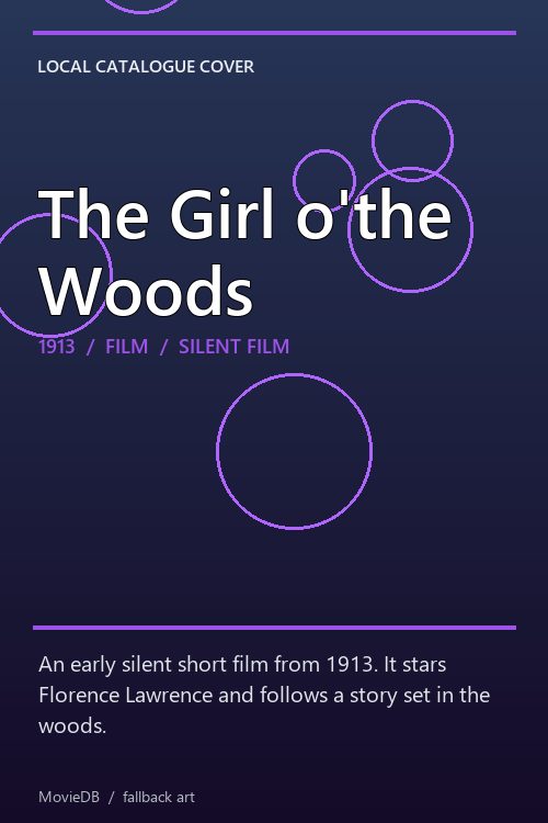 The Girl o'the Woods poster