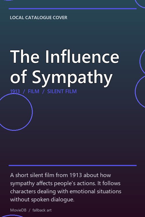 The Influence of Sympathy poster