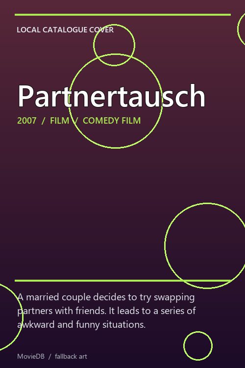 Partnertausch poster