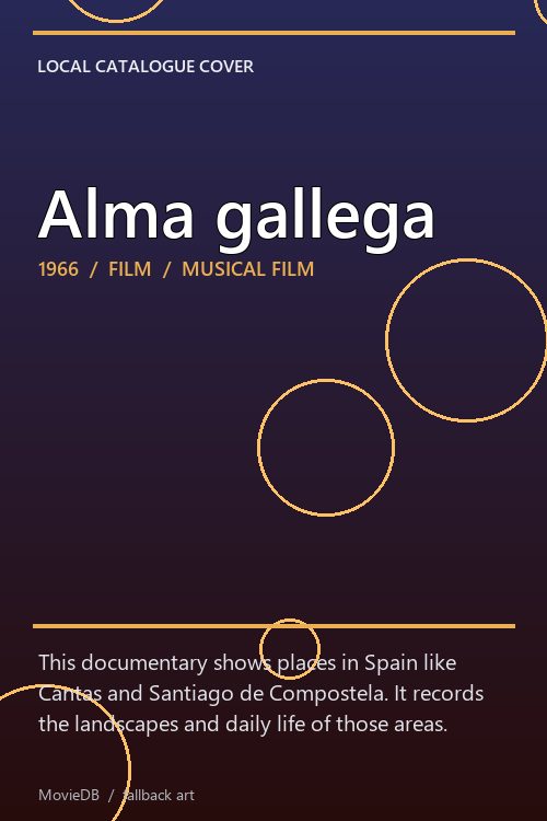 Alma gallega poster