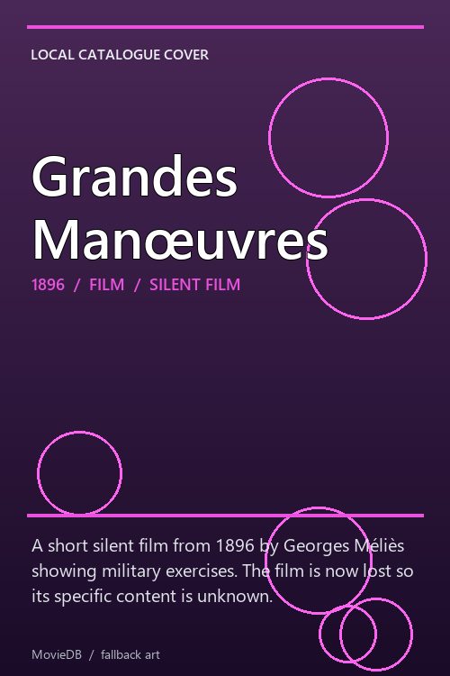 Grandes Manœuvres poster