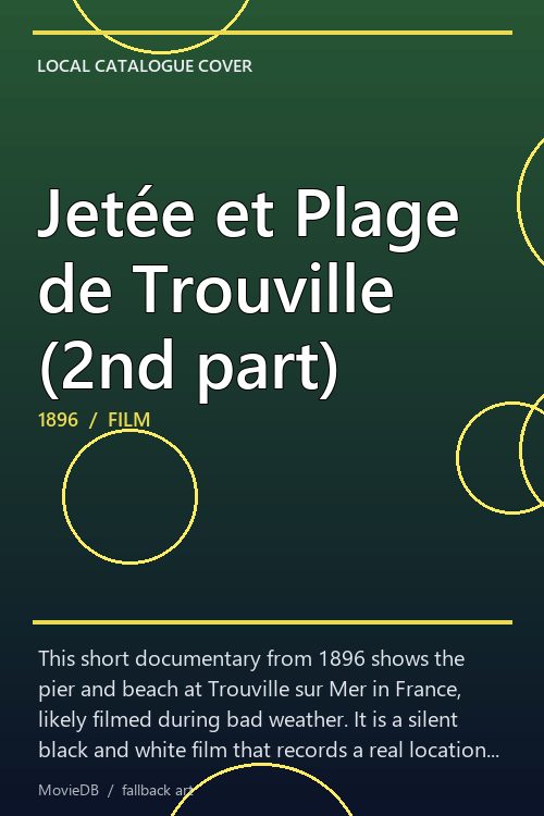 Jetée et Plage de Trouville (2nd part) poster