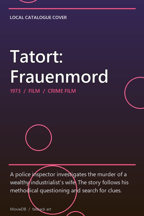 Tatort: Frauenmord poster
