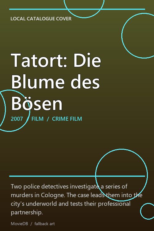 Tatort: Die Blume des Bösen poster