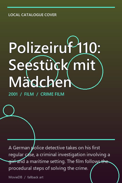 Polizeiruf 110: Seestück mit Mädchen poster