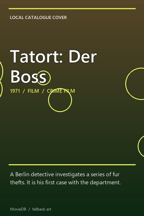 Tatort: Der Boss poster
