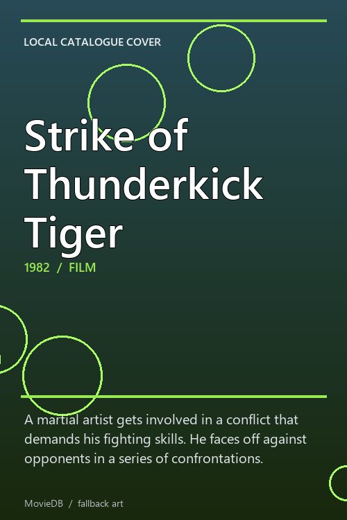 Strike of Thunderkick Tiger poster