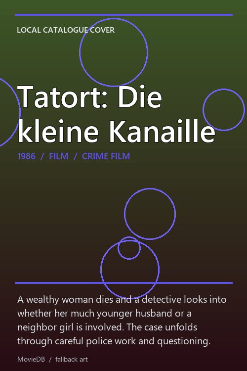 Tatort: Die kleine Kanaille poster