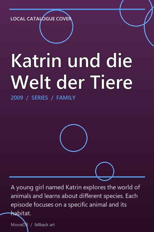 Katrin und die Welt der Tiere poster