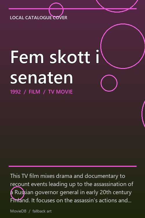 Fem skott i senaten poster