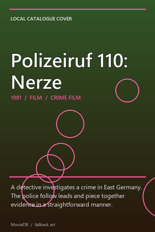 Polizeiruf 110: Nerze poster