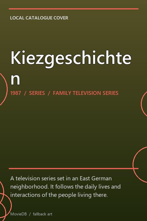 Kiezgeschichten poster