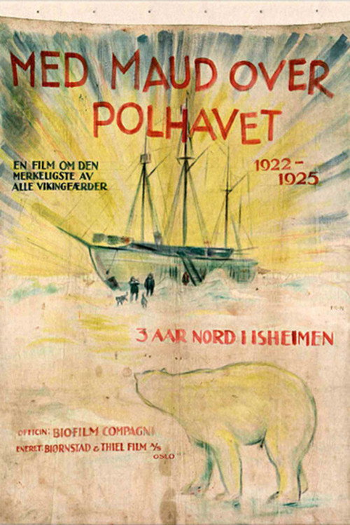 Roald Amundsen's expedition to the Arctic Ocean on the Maud 1922-1925 poster